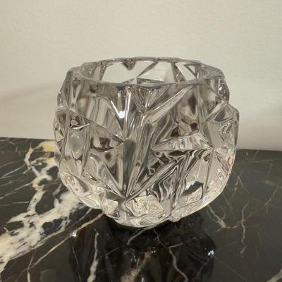 LOT 69F: Crystal Candle Holders incl. Tiffany & Co Votive