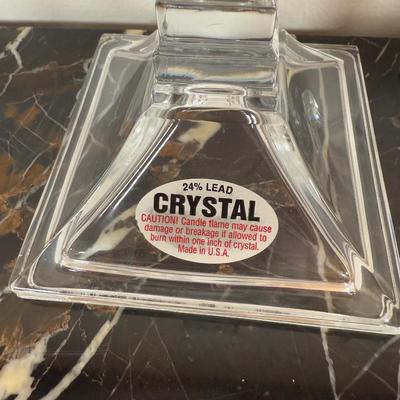 LOT 69F: Crystal Candle Holders incl. Tiffany & Co Votive