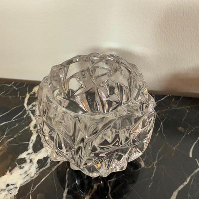 LOT 69F: Crystal Candle Holders incl. Tiffany & Co Votive