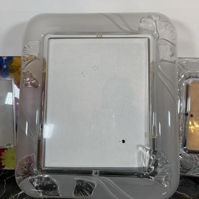 LOT 72F: Crystal & Glass Photo Frames incl. Waterford