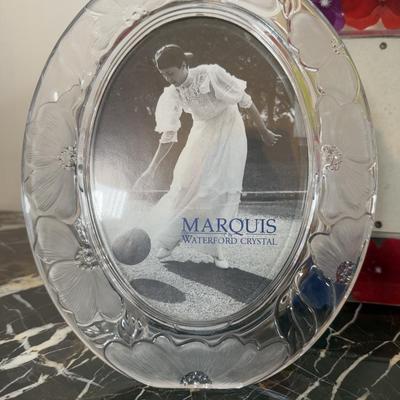 LOT 72F: Crystal & Glass Photo Frames incl. Waterford