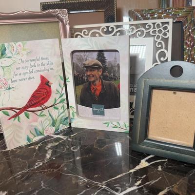 LOT 75D: Large Collection of Unique Photo Frames - Natalini, Sicura, Luxe, Carr & More