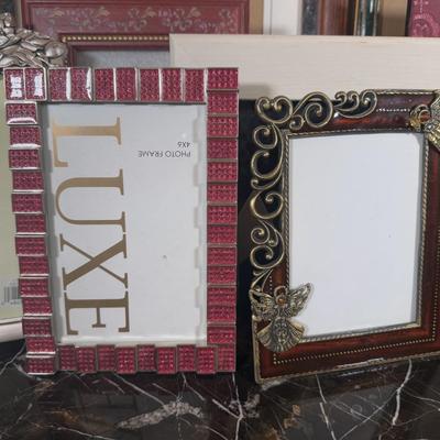 LOT 75D: Large Collection of Unique Photo Frames - Natalini, Sicura, Luxe, Carr & More
