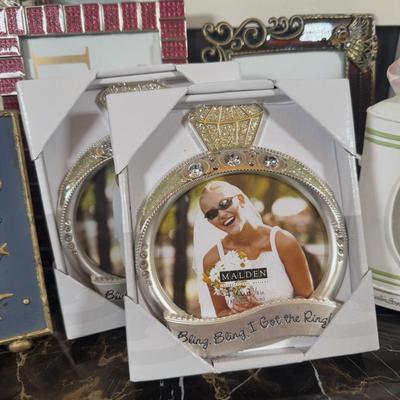 LOT 75D: Large Collection of Unique Photo Frames - Natalini, Sicura, Luxe, Carr & More