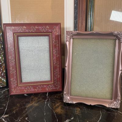 LOT 75D: Large Collection of Unique Photo Frames - Natalini, Sicura, Luxe, Carr & More