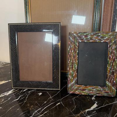 LOT 75D: Large Collection of Unique Photo Frames - Natalini, Sicura, Luxe, Carr & More