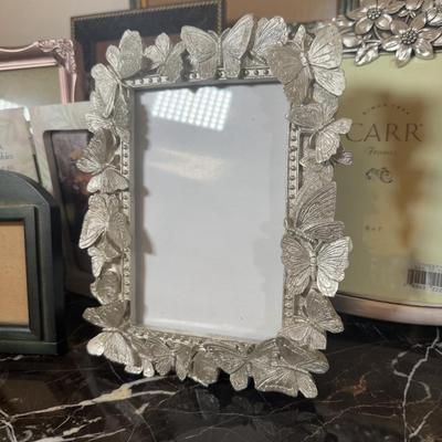 LOT 75D: Large Collection of Unique Photo Frames - Natalini, Sicura, Luxe, Carr & More