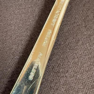 LOT 77F: Edward Don & Co Stainless Steel Flatware Set & More