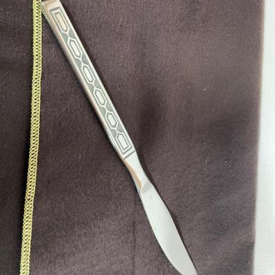 LOT 77F: Edward Don & Co Stainless Steel Flatware Set & More