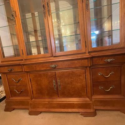 LOT 79D: American Drew Lighted China Cabinet