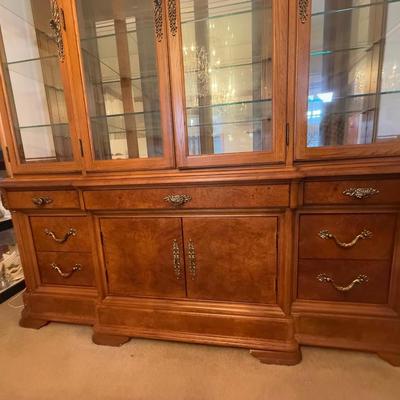 LOT 79D: American Drew Lighted China Cabinet