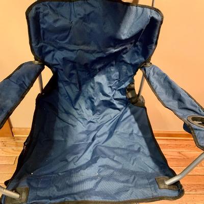 LOT 122 L: Outdoor Collection: 38 QT Igloo Wheelie Cooler, Collapsable Wagon, Alpine Design Canopy Shade Chair, & Coleman Collapsable...