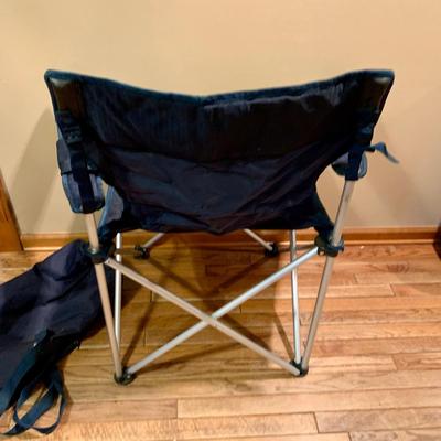 LOT 122 L: Outdoor Collection: 38 QT Igloo Wheelie Cooler, Collapsable Wagon, Alpine Design Canopy Shade Chair, & Coleman Collapsable...