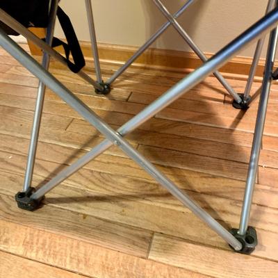 LOT 122 L: Outdoor Collection: 38 QT Igloo Wheelie Cooler, Collapsable Wagon, Alpine Design Canopy Shade Chair, & Coleman Collapsable...