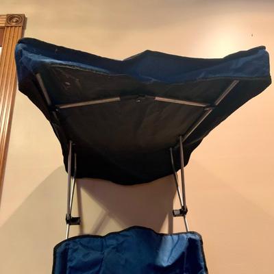 LOT 122 L: Outdoor Collection: 38 QT Igloo Wheelie Cooler, Collapsable Wagon, Alpine Design Canopy Shade Chair, & Coleman Collapsable...