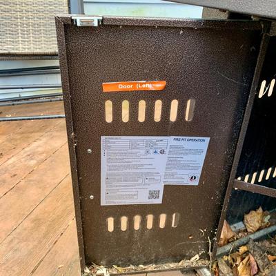 LOT 125 O: Hiland Premium Series Outdoor Fire Pit Model #GS-F-PC/GS-F-PCSS