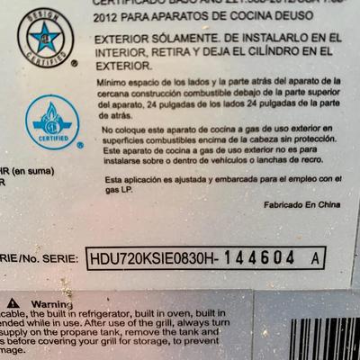 LOT 126 O: Nexgrill Model # 720-0830H