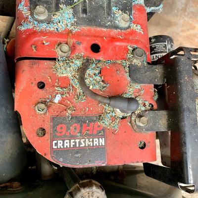 LOT 132 S: Sears Craftsman 9 HP Chipper Shredder Model #247.795890