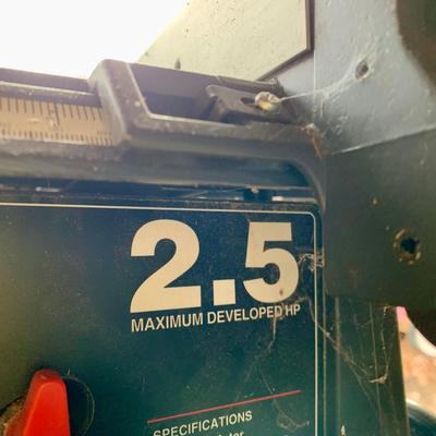 LOT 133 S: Craftsman 10" 2.5 HP Table Saw Model #137.218760