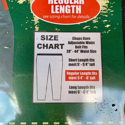 LOT 135 S: Poulan Wild Thing 18" Weed Eater Gas Powered Chainsaw Model # P4018WT 952802036 & NIP Forester Chainsaw Safety Chaps...