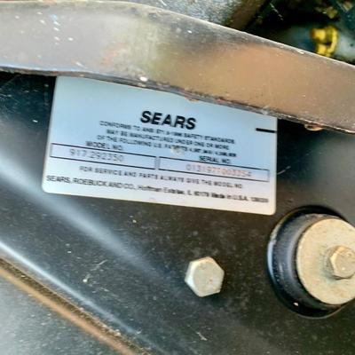 LOT 136 S: Sears Craftsman 5 HP 24" Front Tine Tiller Model #917.292350