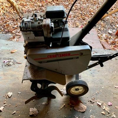 LOT 136 S: Sears Craftsman 5 HP 24" Front Tine Tiller Model #917.292350