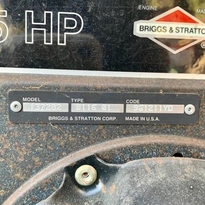 LOT 136 S: Sears Craftsman 5 HP 24" Front Tine Tiller Model #917.292350