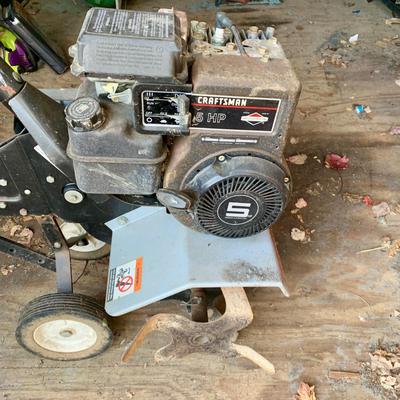 LOT 136 S: Sears Craftsman 5 HP 24" Front Tine Tiller Model #917.292350