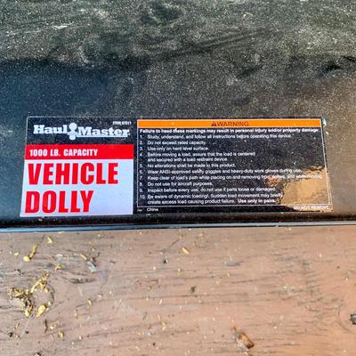 LOT 137 S: Set of 4 Haul Master 1000 LB Cap. Vehicle Dolly Item #67511