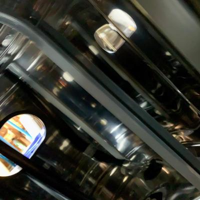 LOT 139 G: Hampton Bay Outdoor Patio Heater Model #NCZH-G-SS & NIP Fine Sense Pro Series Full Length Vinyl Cover