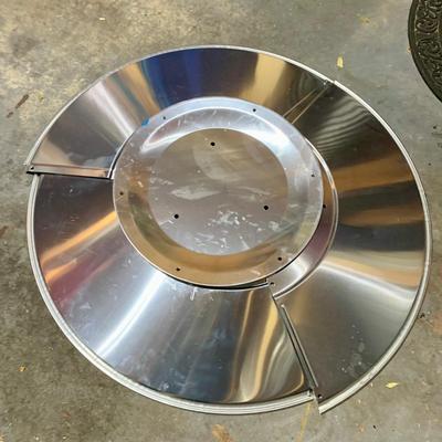 LOT 139 G: Hampton Bay Outdoor Patio Heater Model #NCZH-G-SS & NIP Fine Sense Pro Series Full Length Vinyl Cover