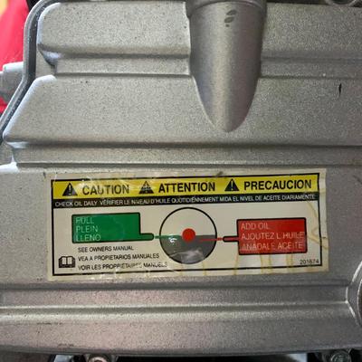 LOT 140 G: Brute 10 GAL 125 PSI Air Compressor Model #074004 w/ Extra Valve & Enclosed Retractable 20 ft Air Hose