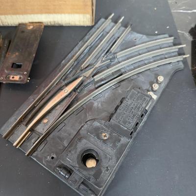 LOT 143D: Vintage Lionel Tracks, Trestles, No 356 Freight Station & More