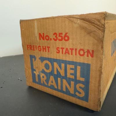 LOT 143D: Vintage Lionel Tracks, Trestles, No 356 Freight Station & More