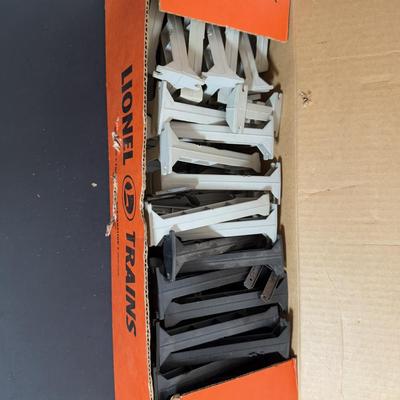 LOT 143D: Vintage Lionel Tracks, Trestles, No 356 Freight Station & More