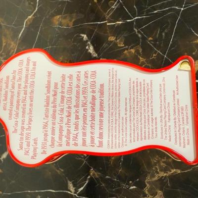 LOT 161K: Coca Cola Collection - Napkin Dispenser, Straw Holder, Playing Cards, Decor & More