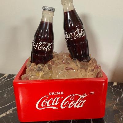 LOT 161K: Coca Cola Collection - Napkin Dispenser, Straw Holder, Playing Cards, Decor & More