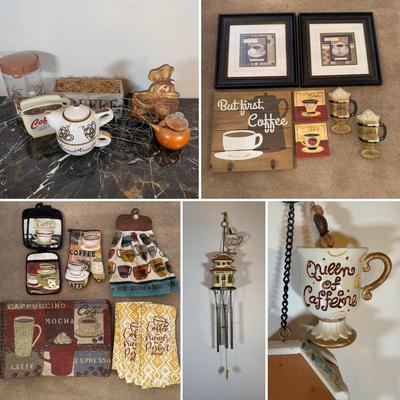 LOT 163K: Coffee Themed Home Decor