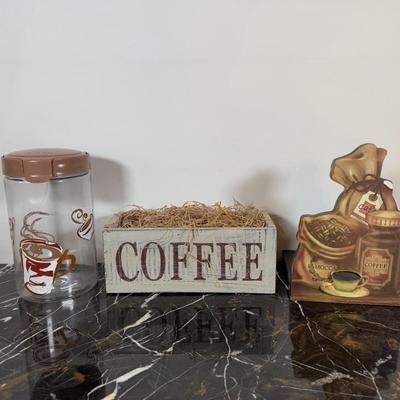 LOT 163K: Coffee Themed Home Decor