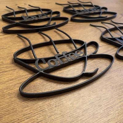 LOT 165K: Coffee Candles, Home Decor & Trivets