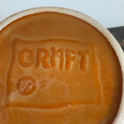 LOT 166K: Coffee Canister, Espresso Cups, Crafts Pitcher w/ Mug & More