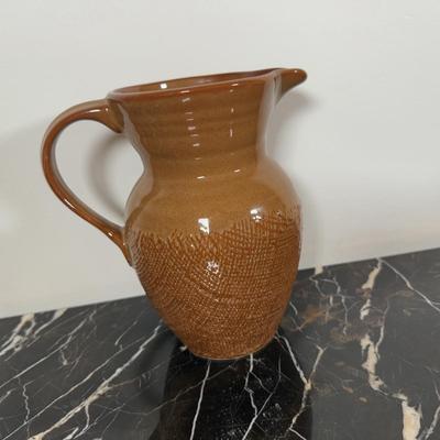 LOT 166K: Coffee Canister, Espresso Cups, Crafts Pitcher w/ Mug & More