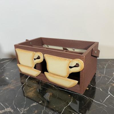 LOT 166K: Coffee Canister, Espresso Cups, Crafts Pitcher w/ Mug & More