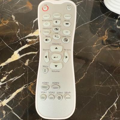 LOT 167D: Optoma Projector w/ Ceiling Mount, Screen & Edge Tape