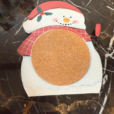 LOT 168K: Porcelain Ware 12 pc Christmas Dinner Set & Bowls w/ Gingerbread Platter & Wooden Coaster Set