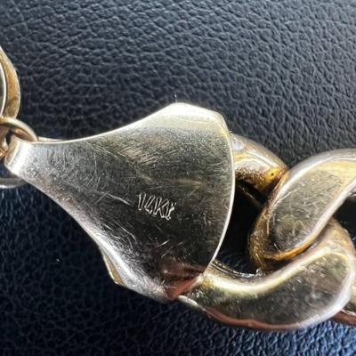 10 k gold bracelet 8 in
