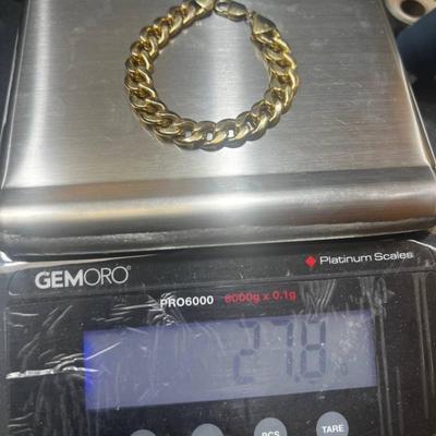 10 k gold bracelet 8 in