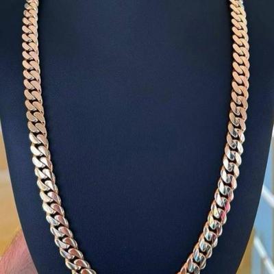 14 k gold chain 24 in