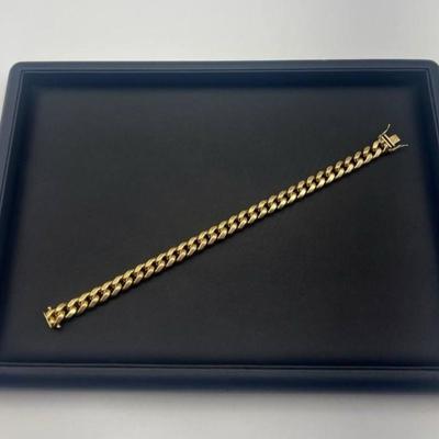 14 k gold bracelet 9 in