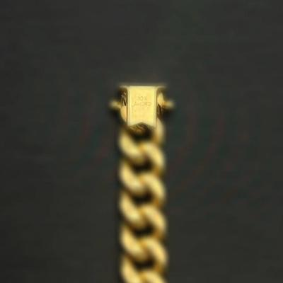 14 k gold bracelet 9 in